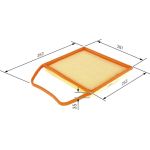 BOSCH F 026 400 148 Luftfilter BOSCH F 026 400 148 Luftfilter