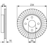 Bremsscheibe 0 986 479 592 Bremsscheibe 0 986 479 592