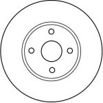 Bremsscheibe DF4121 Bremsscheibe DF4121