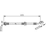 BOSCH 1 987 476 362 Bremsschlauch