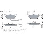 BOSCH 0 986 494 524 Bremsbelagsatz, Scheibenbremse BOSCH 0 986 494 524 Bremsbelagsatz, Scheibenbremse