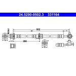ATE 24.5290-0502.3 Bremsschlauch ATE 24.5290-0502.3 Bremsschlauch