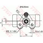 TRW BWD127 Radbremszylinder