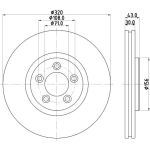 Bremsscheibe 8DD 355 128-691 Bremsscheibe 8DD 355 128-691