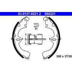 ATE 03.0137-0221.2 Bremsbackensatz ATE 03.0137-0221.2 Bremsbackensatz