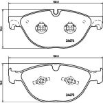 Bremsbelagsatz, Scheibenbremse 8DB 355 015-701 Bremsbelagsatz, Scheibenbremse 8DB 355 015-701