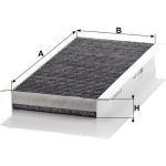 MANN-FILTER CUK 3554 Innenraumfilter, Aktivkohlefilter MANN-FILTER CUK 3554 Innenraumfilter, Aktivkohlefilter