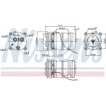 Nissens 899914 Kompressor, Klimaanlage FIRST FIT Nissens 899914 Kompressor, Klimaanlage FIRST FIT