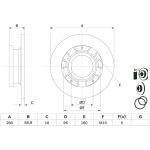 BOSCH 0 986 479 401 Bremsscheibe BOSCH 0 986 479 401 Bremsscheibe