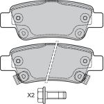 Valeo 601038 Bremsbelagsatz, Scheibenbremse
