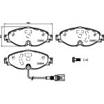 Bremsbelagsatz, Scheibenbremse 8DB 355 020-191 Bremsbelagsatz, Scheibenbremse 8DB 355 020-191