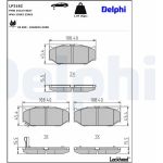 Bremsbelagsatz, Scheibenbremse LP2182 Bremsbelagsatz, Scheibenbremse LP2182