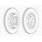 Ferodo DDF517C Bremsscheibe PREMIER Coat+ disc Ferodo DDF517C Bremsscheibe PREMIER Coat+ disc