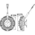 Kupplung, Kühlerlüfter CFC 97 000P