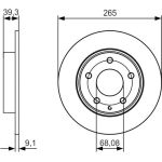 Bremsscheibe 0 986 479 C26
