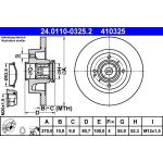 Bremsscheibe 24.0110-0325.2