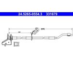 ATE 24.5265-0554.3 Bremsschlauch ATE 24.5265-0554.3 Bremsschlauch