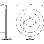 Bremsscheibe 0 986 479 C03 Bremsscheibe 0 986 479 C03