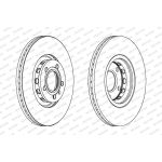 Ferodo DDF1707C Bremsscheibe PREMIER Coat+ disc Ferodo DDF1707C Bremsscheibe PREMIER Coat+ disc