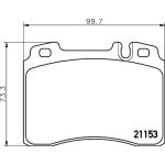 Bremsbelagsatz, Scheibenbremse 8DB 355 007-471 Bremsbelagsatz, Scheibenbremse 8DB 355 007-471