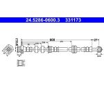 ATE 24.5286-0600.3 Bremsschlauch