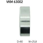 Umlenk-/Führungsrolle, Keilrippenriemen VKM 63002 Umlenk-/Führungsrolle, Keilrippenriemen VKM 63002