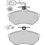 Bremsbelagsatz, Scheibenbremse 598484 Bremsbelagsatz, Scheibenbremse 598484