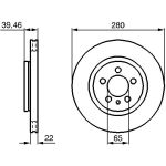 Bremsscheibe 0 986 479 156 Bremsscheibe 0 986 479 156