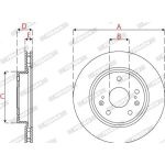 Bremsscheibe DDF2791C Bremsscheibe DDF2791C
