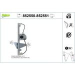 Valeo 852550 Fensterheber Valeo 852550 Fensterheber
