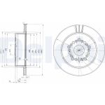 Delphi BG3230 Bremsscheibe Delphi BG3230 Bremsscheibe