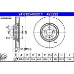 Bremsscheibe 24.0125-0222.1