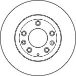 TRW DF6115 Bremsscheibe