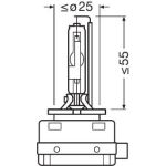 Glühlampe, Fernscheinwerfer 66150 Glühlampe, Fernscheinwerfer 66150