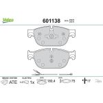 Valeo 601138 Bremsbelagsatz, Scheibenbremse Valeo 601138 Bremsbelagsatz, Scheibenbremse