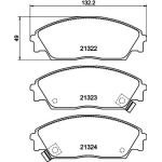 Bremsbelagsatz, Scheibenbremse 8DB 355 005-661 Bremsbelagsatz, Scheibenbremse 8DB 355 005-661