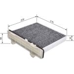 BOSCH 1 987 435 519 Innenraumfilter