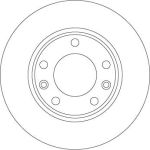 TRW DF6910 Bremsscheibe