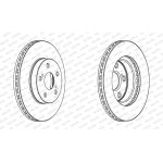 Ferodo DDF1886C Bremsscheibe PREMIER Ferodo DDF1886C Bremsscheibe PREMIER