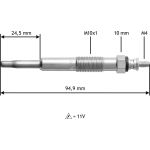 Valeo 345110 Glühkerze Valeo 345110 Glühkerze