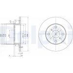 Delphi BG2597 Bremsscheibe Delphi BG2597 Bremsscheibe