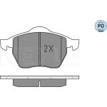 Meyle 025 233 9219/PD Bremsbelagsatz, Scheibenbremse MEYLE-PD: Advanced performance and design