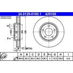 Bremsscheibe 24.0129-0100.1
