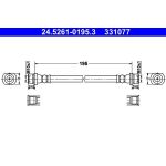 ATE 24.5261-0195.3 Bremsschlauch