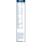 BOSCH 604 S Scheibenwischer Twin 3 397 118 303 BOSCH 604 S Scheibenwischer Twin 3 397 118 303