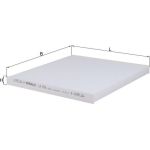 Filter, Innenraumluft LA 876 Filter, Innenraumluft LA 876