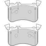 Valeo 601552 Bremsbelagsatz, Scheibenbremse Valeo 601552 Bremsbelagsatz, Scheibenbremse