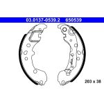 Bremsbackensatz 03.0137-0539.2 Bremsbackensatz 03.0137-0539.2