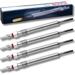 4x BOSCH 0 250 403 009 Glühkerze 4,4V M10 x 1, Drahtglühkerze, Länge: 130 mm, Duraterm 4x BOSCH 0 250 403 009 Glühkerze 4,4V M10 x 1, Drahtglühkerze, Länge: 130 mm, Duraterm