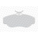 Ferodo FDB980 Bremsbelagsatz, Scheibenbremse PREMIER ECO FRICTION Ferodo FDB980 Bremsbelagsatz, Scheibenbremse PREMIER ECO FRICTION